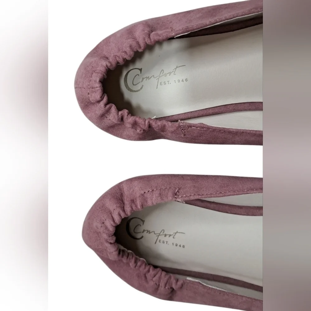Comfort Est 1946 Rose Pink Ballet Flat Sandals Size 9 - Picture 4 of 9